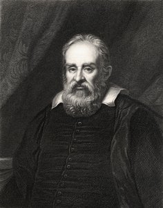 Galileo Galilei (1564-1642) fra The Gallery of Portraits, publisert 1833 av English School
