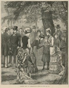 Hagefest på Marlborough House 23. juli 1883 av English School