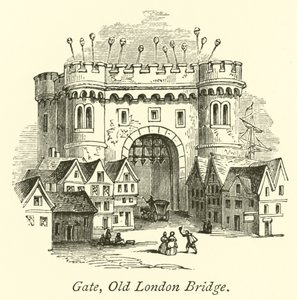 Gate, Old London Bridge av English School