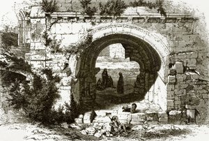 Porten til sykehuset til ridderne av St. Johannes i Jerusalem av English School