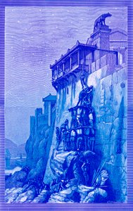 Geese of the Capitol, illustrasjon fra History of Rome av Victor Duruy, utgitt 1884 (digitalt forbedret bilde) av English School
