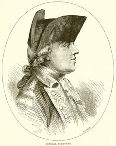 General Burgoyne av English School