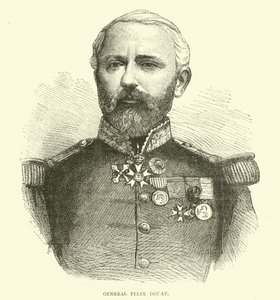 General Felix Douay, 1870 av English School