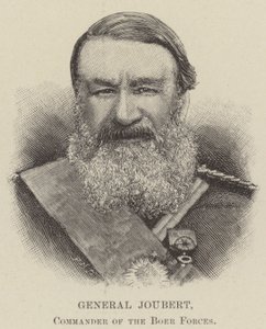 General Joubert, sjef for boerstyrkene (gravering) av English School