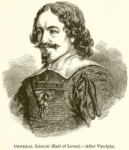 General Leslie (jarl av Leven) av English School