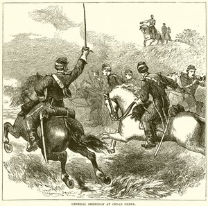 General Sheridan ved Cedar Creek av English School