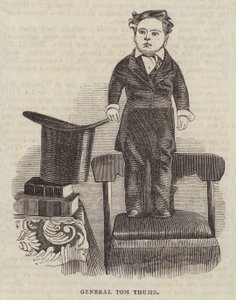 General Tom Thumb (gravering) av English School