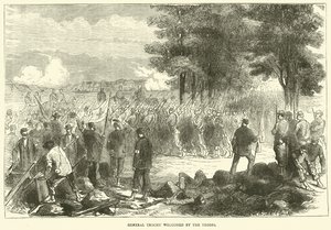 General Trochu ønsket velkommen av troppene, desember 1870 av English School