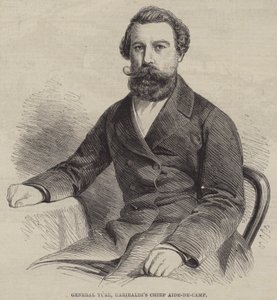 General Turr, Garibaldis sjef Aide-de-Camp (gravering) av English School