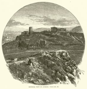 Generelt syn på Athen, Apostlenes gjerninger, xvii av English School