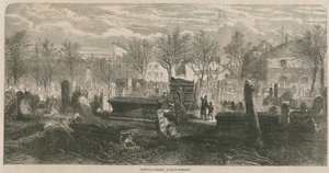 Generell utsikt over Bunhill Fields gravplass av English School