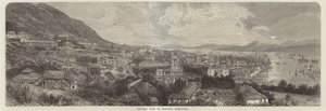 Generell utsikt over Victoria i Hong Kong av English School
