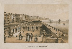 Generell utsikt over akvariet i Brighton av English School