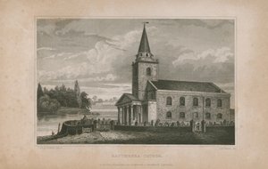 Generell utsikt over Battersea-kirken av English School