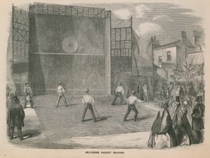 Generell oversikt over Belvidere-racketbanen av English School