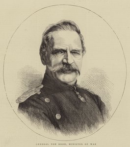 General von Roon, krigsminister (gravering) av English School