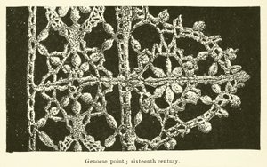 Genovesisk spiss, sekstende århundre (gravering) av English School