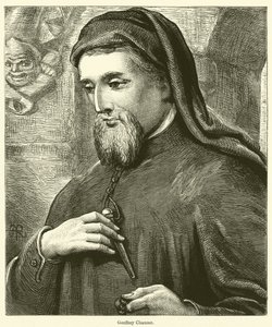 Geoffrey Chaucer (gravering) av English School