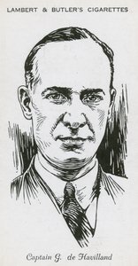 Geoffrey de Havilland, engelsk flyger og flydesigner og produsent av English School
