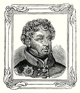 Georg Augustus Fredrik IV, sønn av Georg III, ble født 12. august 1762; utropt 31. januar 1820; og kronet 19. juli 1821 (gravering) av English School