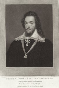 George Clifford jarl av Cumberland av English School