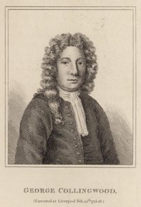 George Collingwood, henrettet i Liverpool 25. februar 1715-16 av English School