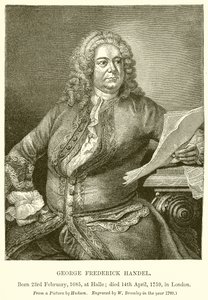 George Frederick Handel av English School