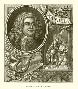 George Frederick Handel av English School