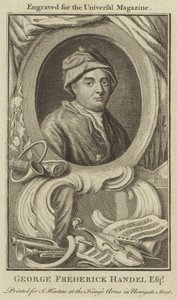 George Frederick Handel Esquire av English School