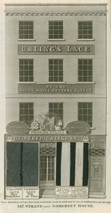 George Frederick Urling & Co, blondeselgere, 147 Strand, nær Somerset House, London av English School