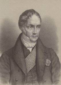 George Hamilton Gordon, 4. jarl av Aberdeen, britisk statsminister 1852-1855 (litho) av English School
