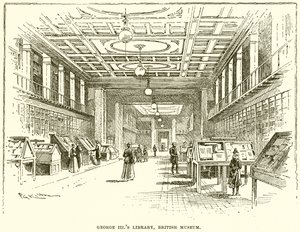 George IIIs bibliotek, British Museum av English School