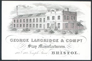 George Langridge & Company, oppholdsprodusenter, handelskort av English School