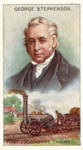 George Stephenson, første lokomotivmotor av English School