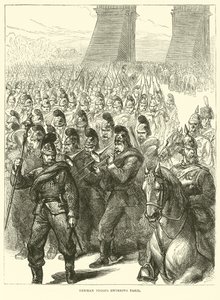 Tyske tropper kom inn i Paris, mars 1871 av English School