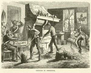 Tyskere i besittelse, september 1870 av English School