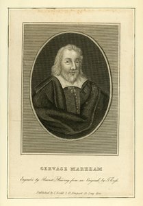 Gervase Markham (gravering) av English School