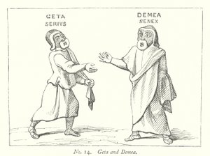 Geta og Demea (gravering) av English School