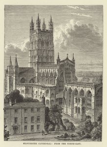 Gloucester Cathedral, fra nord-øst av English School