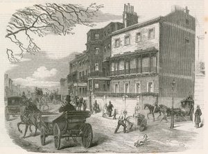 Gloucester House, Piccadilly, London, residensen til den avdøde hertuginnen av Gloucester av English School