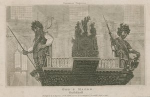 Gog og Magog, Guildhall, London av English School