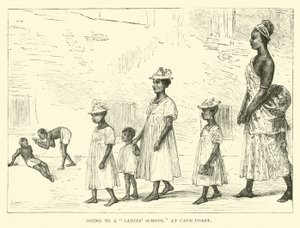 Går på en dameskole på Cape Coast av English School