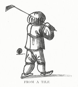 Golf: Fra en flis (litho) av English School