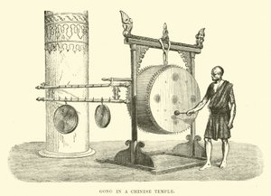 Gong i et kinesisk tempel av English School
