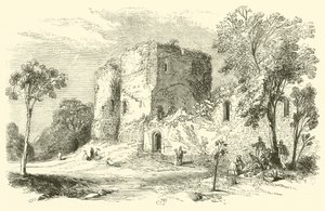 Goodrich Castle (gravering) av English School