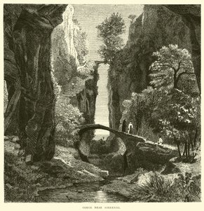 Gorge nær Sorrento av English School