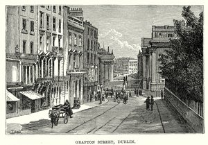Grafton Street, Dublin (gravering) av English School