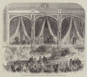 Grand Concert Sist lørdag i Crystal Palace, Royal Box (gravering) av English School