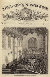 Stor konferanse for dissenters i Crosby Hall, London, 1847 av English School