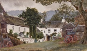 Grange over Sands: ?Wilson?s? Gård, Lindale, 1875 av English School